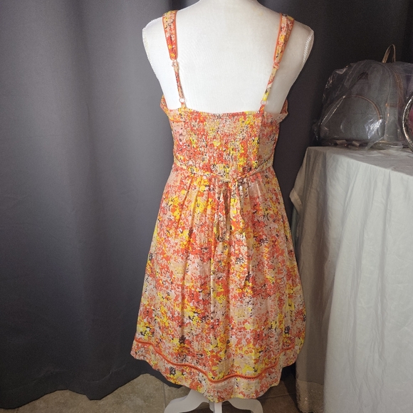 Jessica Simpson Size 10 Floral Sundress Midi Cottagecore Feminine EUC - Picture 3 of 12